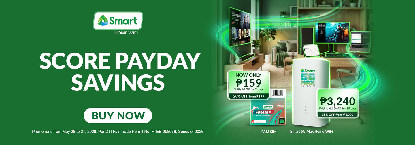 Smart Home WiFi May 28-31 Pay Day Sale