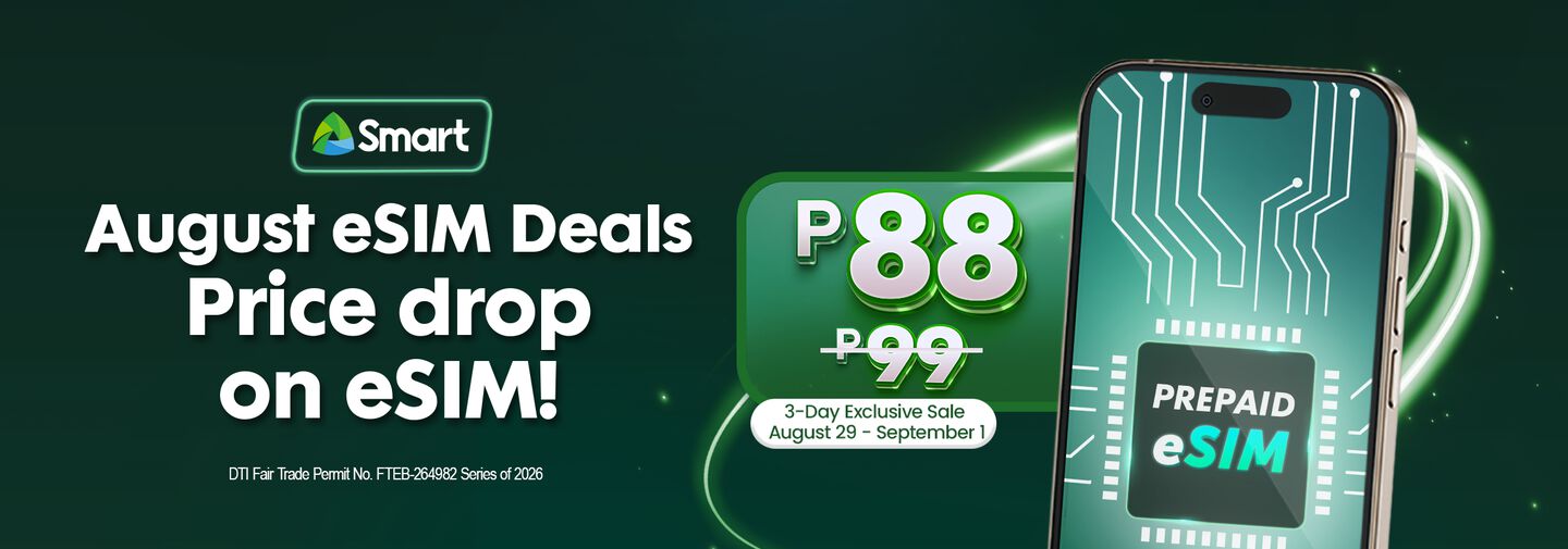 Smart Prepaid eSIM Price Drop