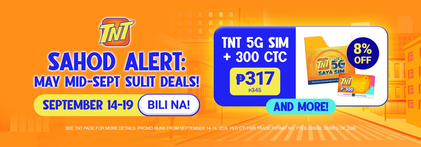 TNT September Pay Day Sale
