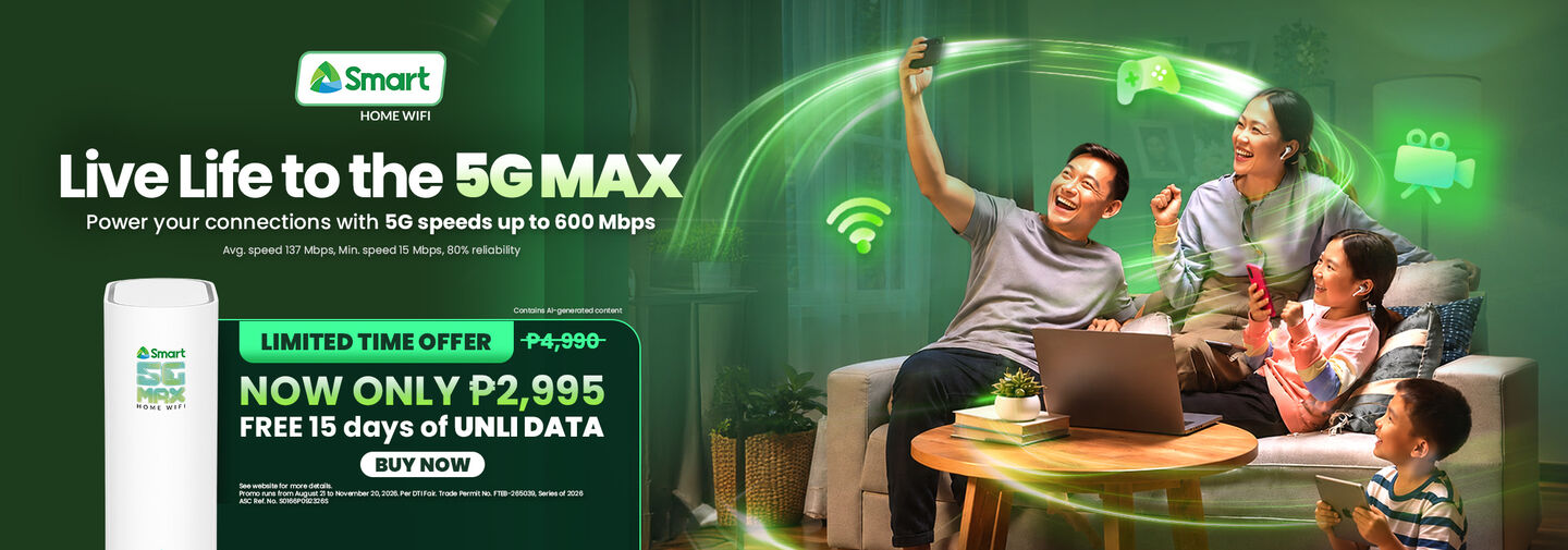 Smart Home Wifi 5G Max 2995