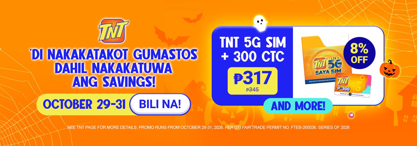 TNT October End of Month Pay Day Sale