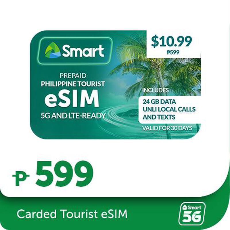 Smart Prepaid Philippine Tourist eSIM P599, , hi-res image number 0