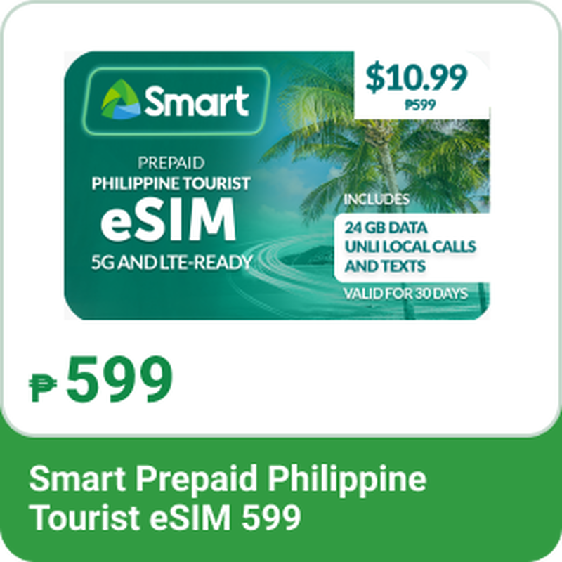 Smart Prepaid Philippine Tourist eSIM P599, , hi-res image number 0