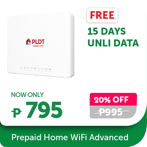 PLDT Home WiFi LTE-A Prepaid Evoluzn FX-ID7