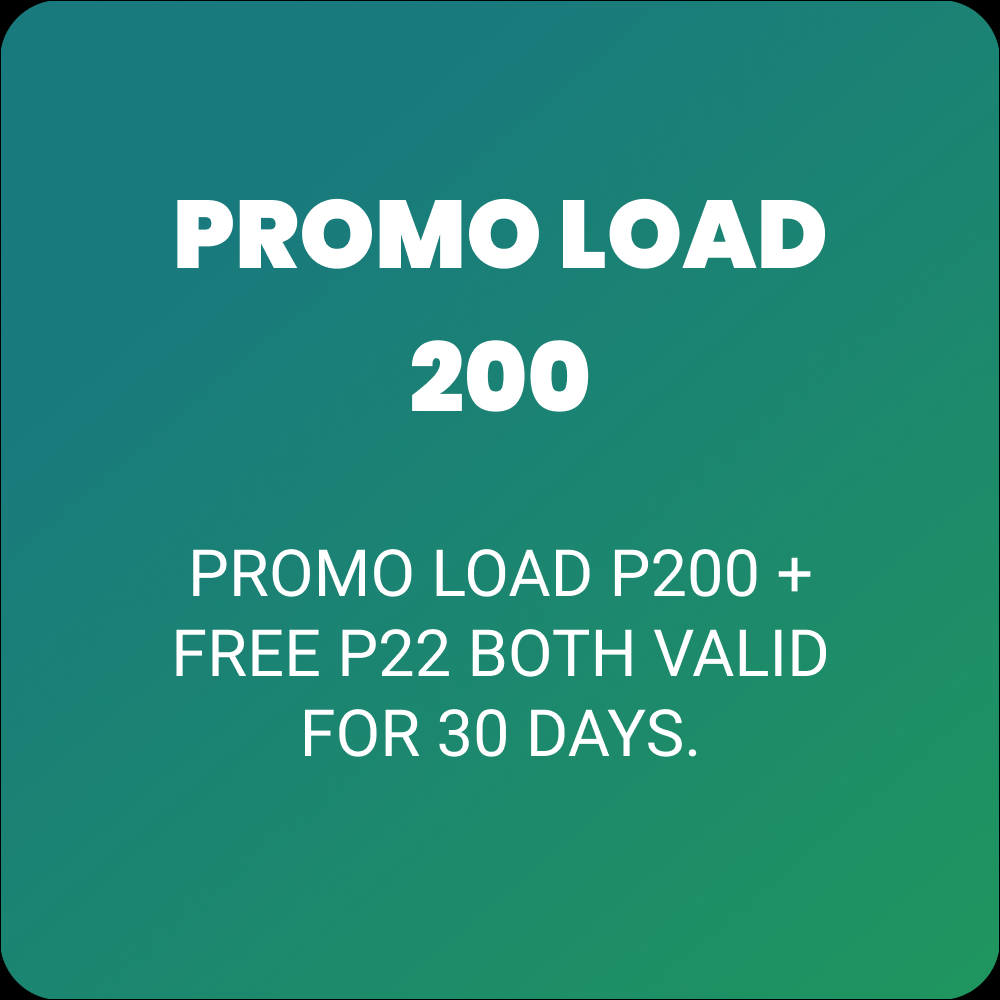 PROMO LOAD 200 + 22